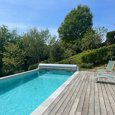 Appartement T3 Avec Piscine Et Parking Dans Maison Basque - Fr-1-239-927 *